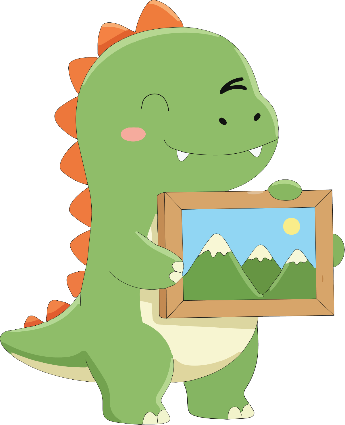 Elowna Dinosaur Mascot